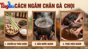 cách ngâm chân gà chọi